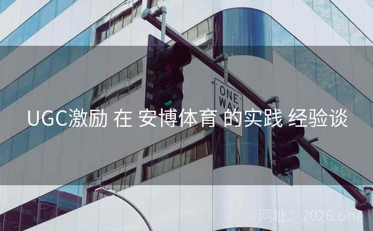UGC激励 在 安博体育 的实践 经验谈