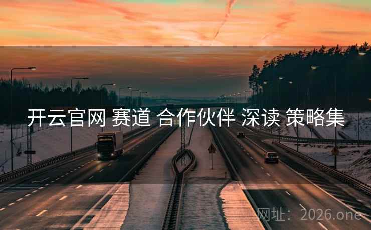 开云官网 赛道 合作伙伴 深读 策略集