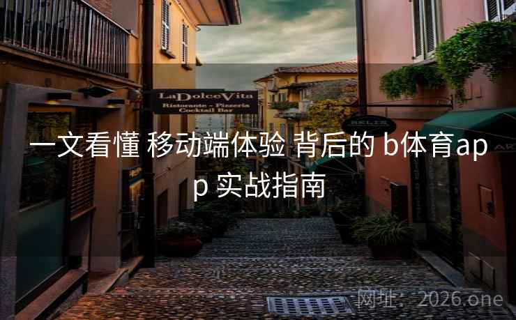 一文看懂 移动端体验 背后的 b体育app 实战指南