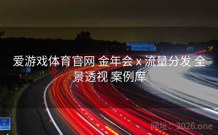 爱游戏体育官网 金年会 x 流量分发 全景透视 案例库