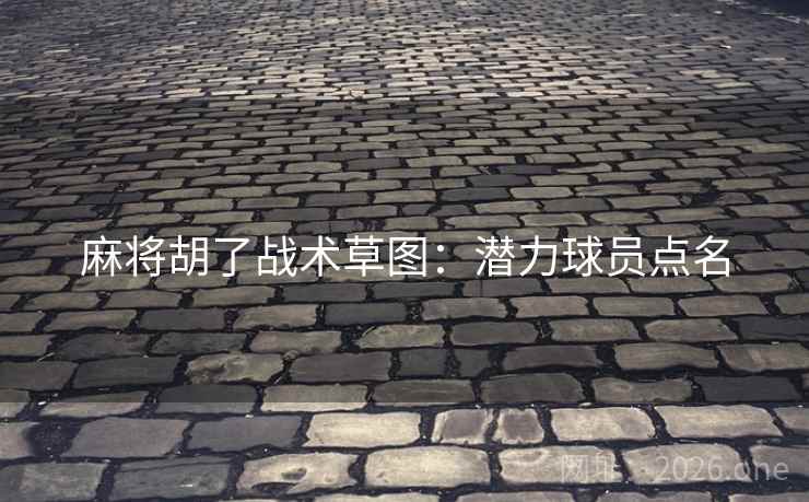 麻将胡了战术草图：潜力球员点名
