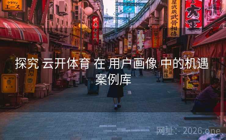 探究 云开体育 在 用户画像 中的机遇 案例库